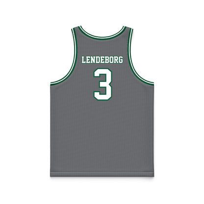 UAB - NCAA Men's Basketball : Yaxel Lendeborg - Grey Basketball Jersey-1