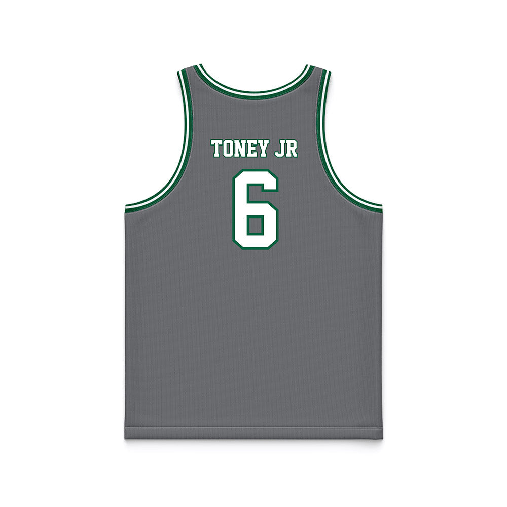 UAB - NCAA Men's Basketball : Tony Toney Jr - Grey Basketball Jersey-1