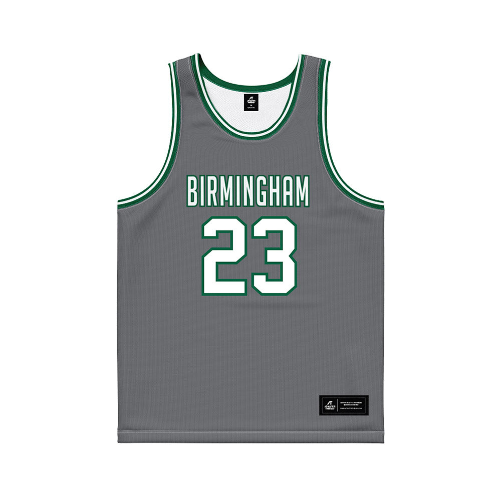 UAB - NCAA Women's Basketball : Jade Weathersby - Grey Basketball Jersey-0