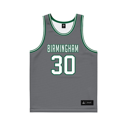 UAB - NCAA Men's Basketball : Ryan Donohoo - Grey Basketball Jersey-0