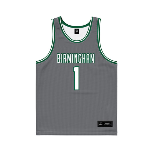 UAB - NCAA Women's Basketball : Eleecia Carter - Grey Basketball Jersey-0