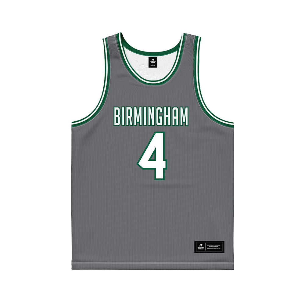 UAB - NCAA Men's Basketball : Christian Coleman - Grey Basketball Jersey-0