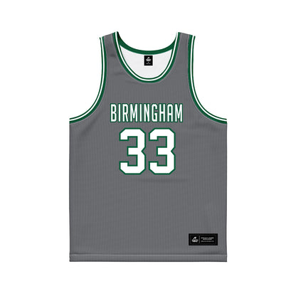 UAB - NCAA Women's Basketball : Sara Bershers - Grey Basketball Jersey-0