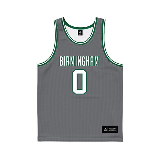 UAB - NCAA Men's Basketball : Dayjaun Anderson - Grey Basketball Jersey-0