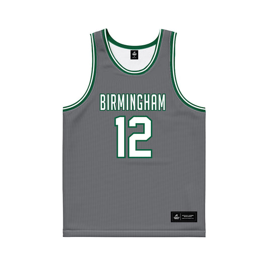 UAB - NCAA Men's Basketball : Jacob Meyer - Grey Basketball Jersey-0