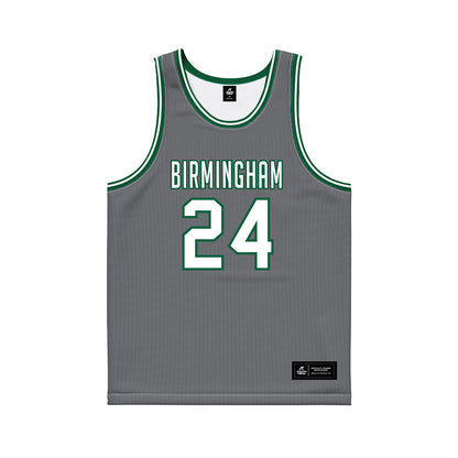 UAB - NCAA Women's Basketball : Tracey Bershers - Grey Basketball Jersey-0