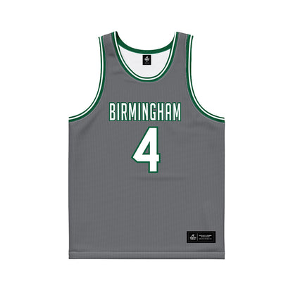 UAB - NCAA Women's Basketball : Desiree Ware - Grey Basketball Jersey-0