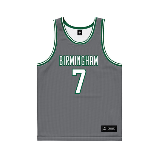 UAB - NCAA Men's Basketball : Ari Gooch - Grey Basketball Jersey-0