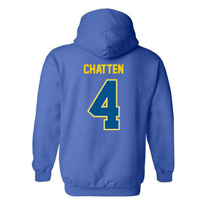 Delaware - NCAA Men's Soccer : Luke Chatten - Classic Fashion Shersey Hooded Sweatshirt