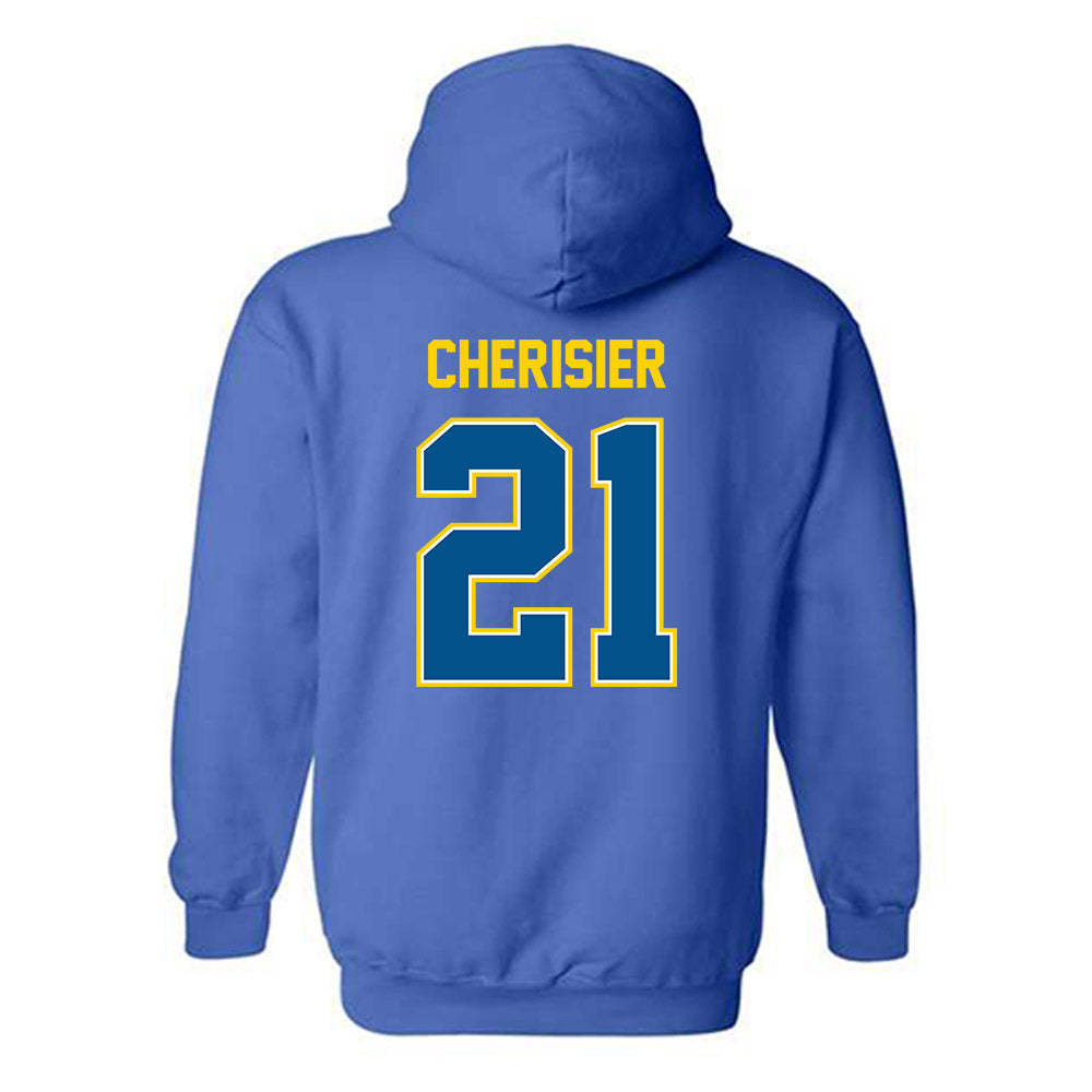 Delaware - NCAA Women's Basketball : Ande'a Cherisier - Classic Fashion Shersey Hooded Sweatshirt
