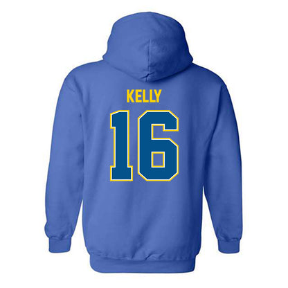Delaware - NCAA Men's Soccer : Colin Kelly - Classic Fashion Shersey Hooded Sweatshirt-1