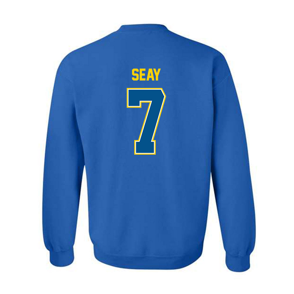 Delaware - NCAA Football : KT Seay - Classic Fashion Shersey Crewneck Sweatshirt-1