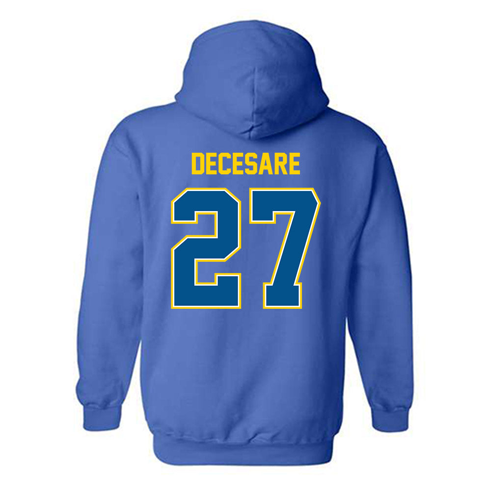 Delaware - NCAA Baseball : Anthony DeCesare - Classic Fashion Shersey Hooded Sweatshirt-1