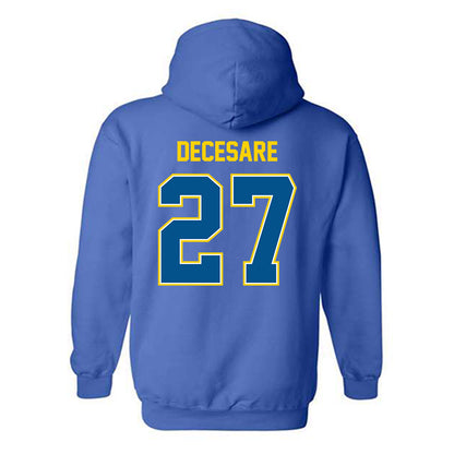 Delaware - NCAA Baseball : Anthony DeCesare - Classic Fashion Shersey Hooded Sweatshirt-1