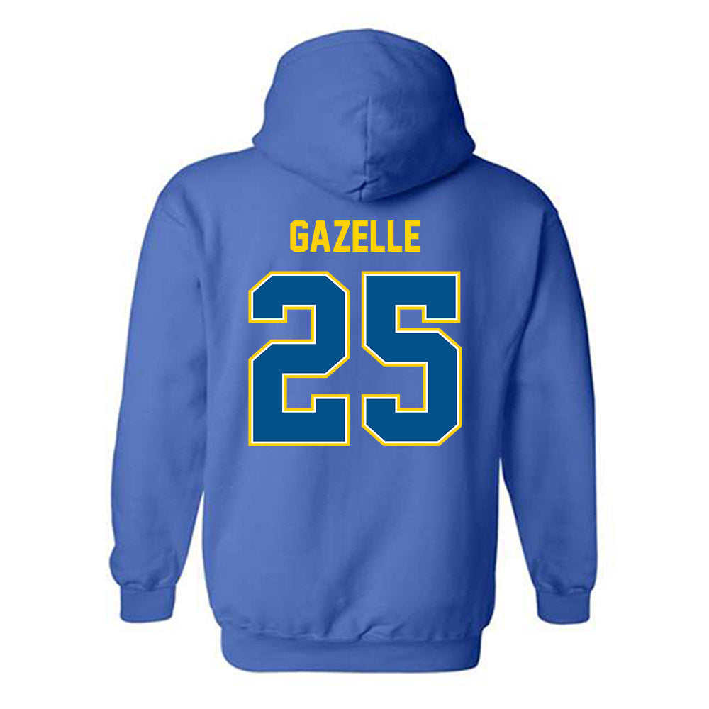 Delaware - NCAA Women's Lacrosse : Amanda Gazelle - Classic Fashion Shersey Hooded Sweatshirt-1