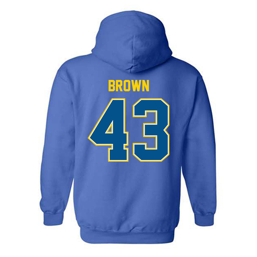 Delaware - NCAA Football : Luke Brown - Classic Fashion Shersey Hooded Sweatshirt