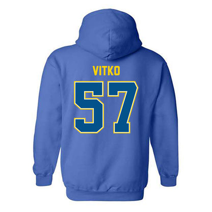 Delaware - NCAA Football : Noah Vitko - Classic Fashion Shersey Hooded Sweatshirt