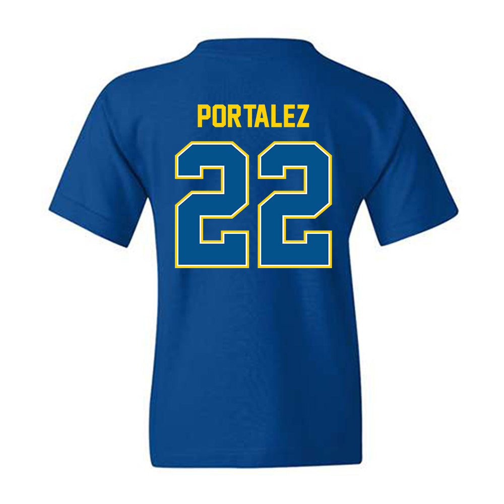 Delaware - NCAA Women's Basketball : Arantxa Portalez - Classic Fashion Shersey Youth T-Shirt-1