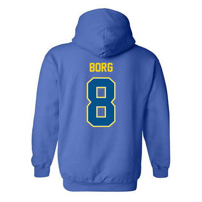 Delaware - NCAA Ice Hockey : Victoria Borg - Classic Fashion Shersey Hooded Sweatshirt-1