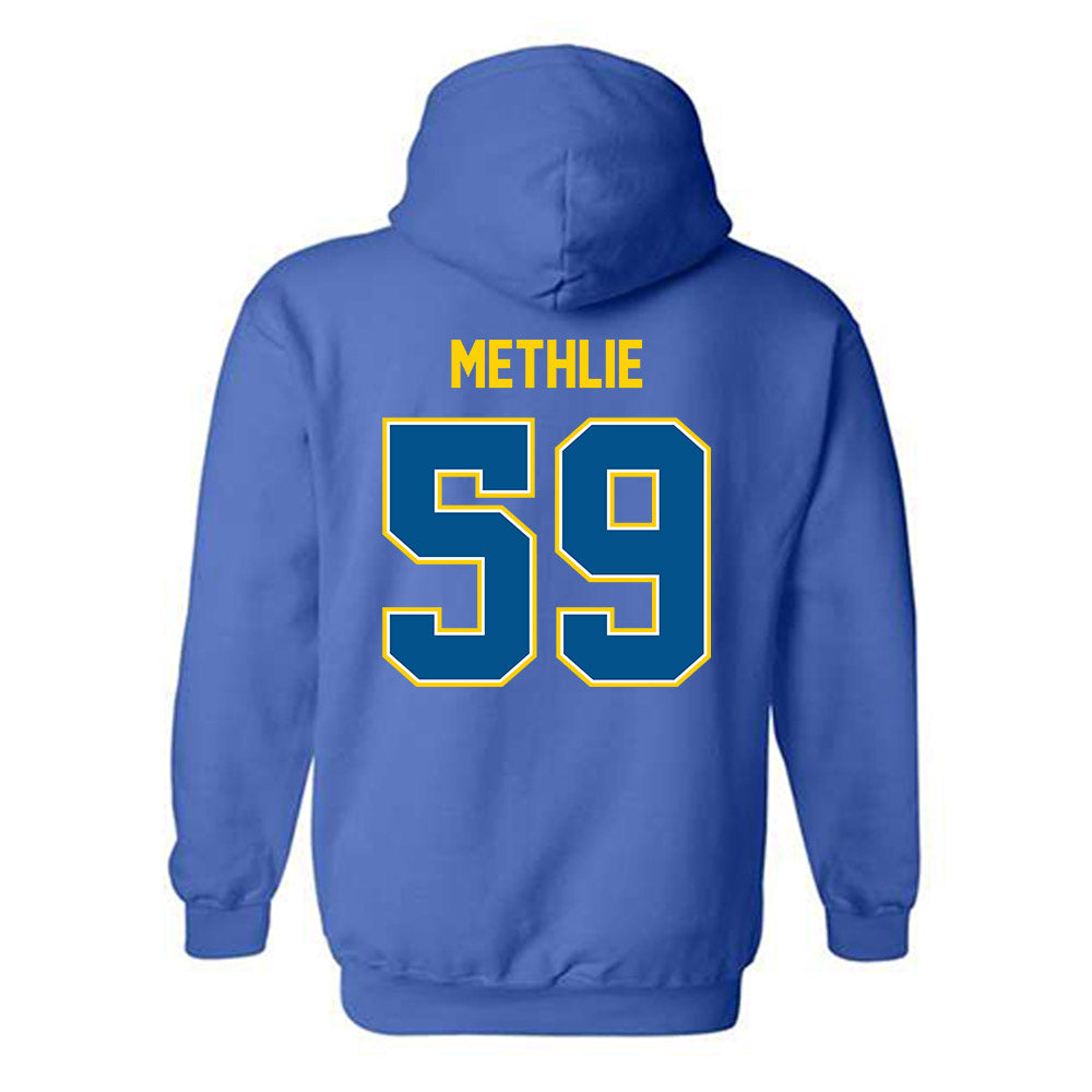 Delaware - NCAA Football : Patrick Methlie - Classic Fashion Shersey Hooded Sweatshirt-1