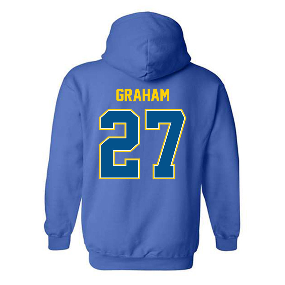 Delaware - NCAA Football : AJ Graham - Classic Fashion Shersey Hooded Sweatshirt-1