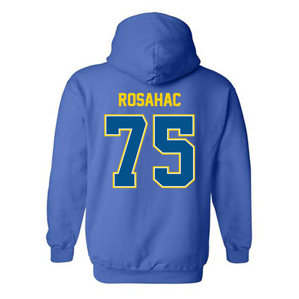 Delaware - NCAA Football : Noah Rosahac - Classic Fashion Shersey Hooded Sweatshirt-1