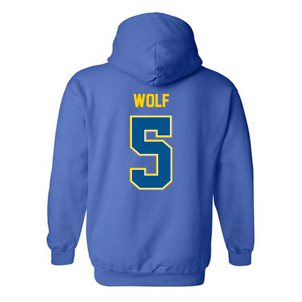 Delaware - NCAA Baseball : Jeremy Wolf - Classic Fashion Shersey Hooded Sweatshirt-1