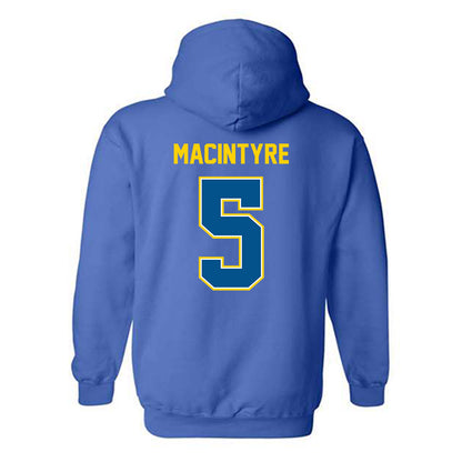 Delaware - NCAA Ice Hockey : Emma MacIntyre - Classic Fashion Shersey Hooded Sweatshirt-1