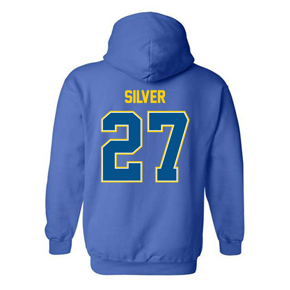 Delaware - NCAA Football : Jo Silver - Classic Fashion Shersey Hooded Sweatshirt