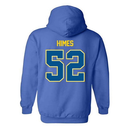 Delaware - NCAA Men's Lacrosse : Aidan Himes - Classic Fashion Shersey Hooded Sweatshirt-1