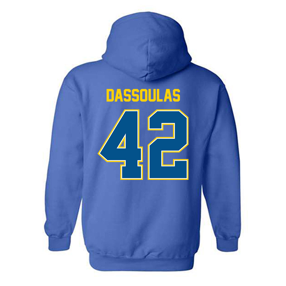 Delaware - NCAA Women's Lacrosse : Ellie Dassoulas - Classic Fashion Shersey Hooded Sweatshirt-1