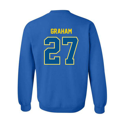 Delaware - NCAA Football : AJ Graham - Classic Fashion Shersey Crewneck Sweatshirt-1