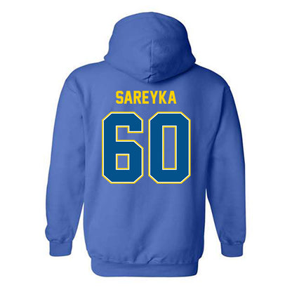Delaware - NCAA Football : Carter Sareyka - Classic Fashion Shersey Hooded Sweatshirt-1