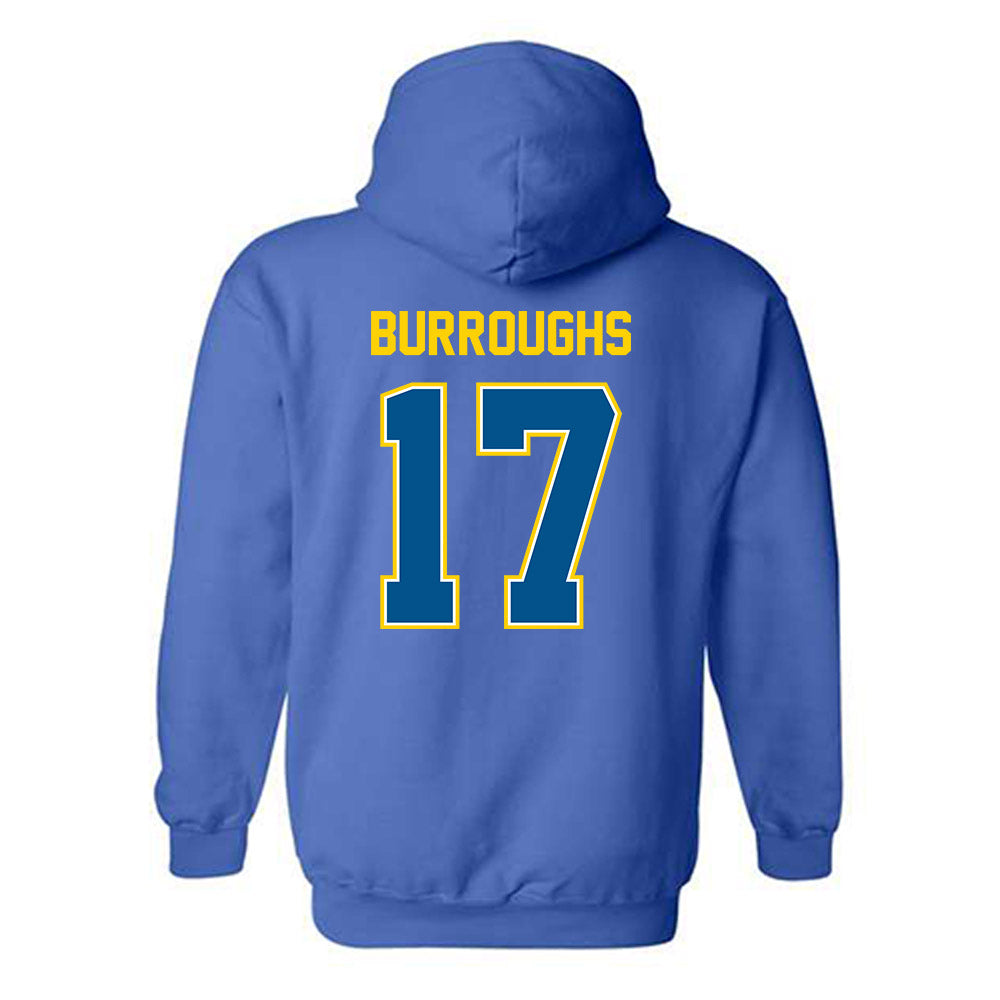 Delaware - NCAA Baseball : Noah Burroughs - Classic Fashion Shersey Hooded Sweatshirt-1