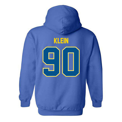 Delaware - NCAA Football : Logan Klein - Classic Fashion Shersey Hooded Sweatshirt-1
