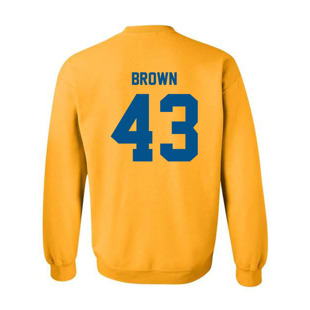 Delaware - NCAA Football : Luke Brown - Classic Fashion Shersey Crewneck Sweatshirt