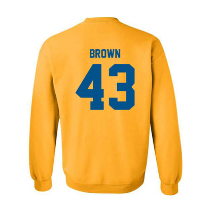Delaware - NCAA Football : Luke Brown - Classic Fashion Shersey Crewneck Sweatshirt