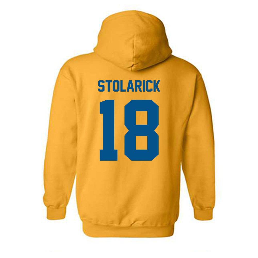 Delaware - NCAA Women's Lacrosse : Lena Stolarick - Classic Fashion Shersey Hooded Sweatshirt-1
