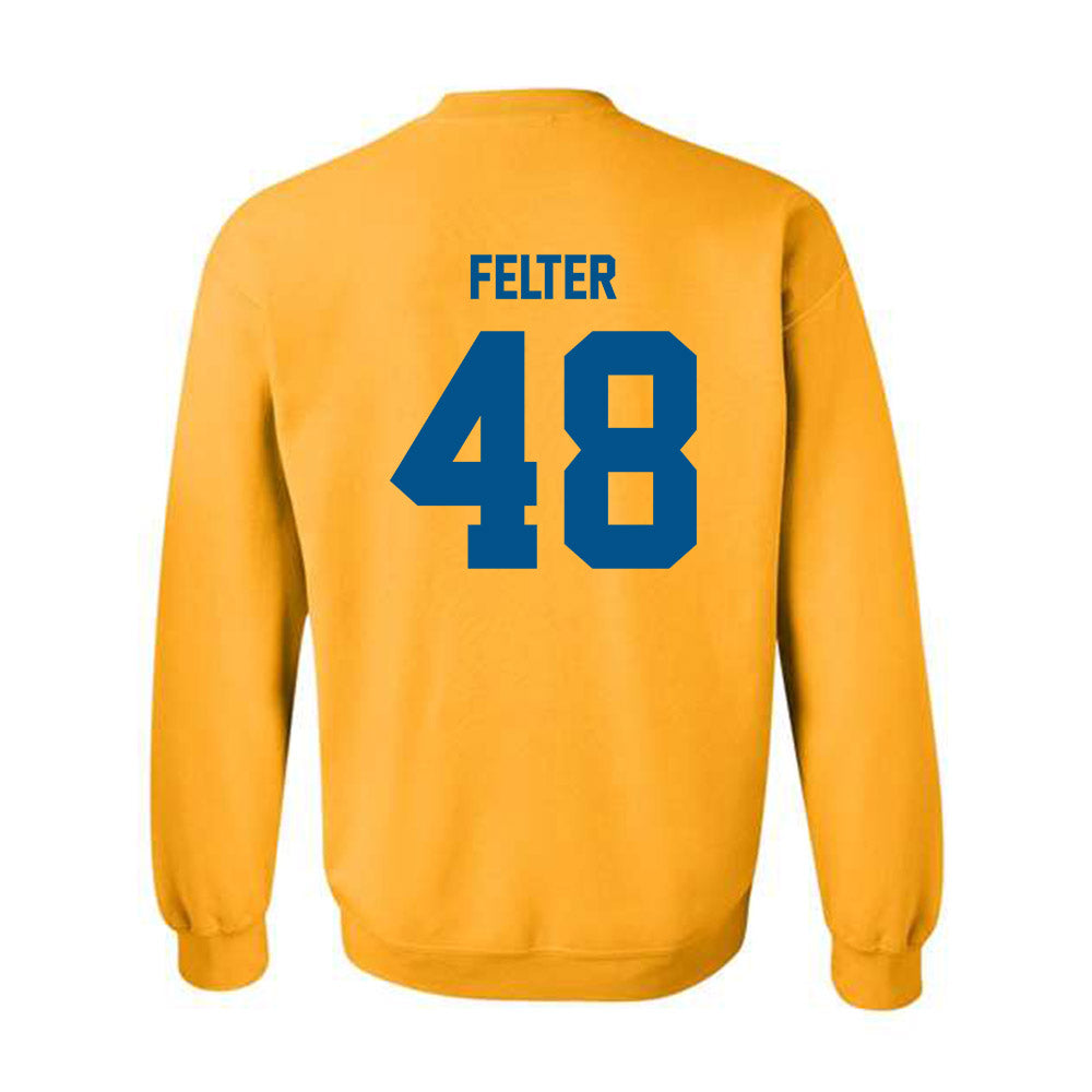 Delaware - NCAA Men's Lacrosse : Casey Felter - Classic Fashion Shersey Crewneck Sweatshirt-1