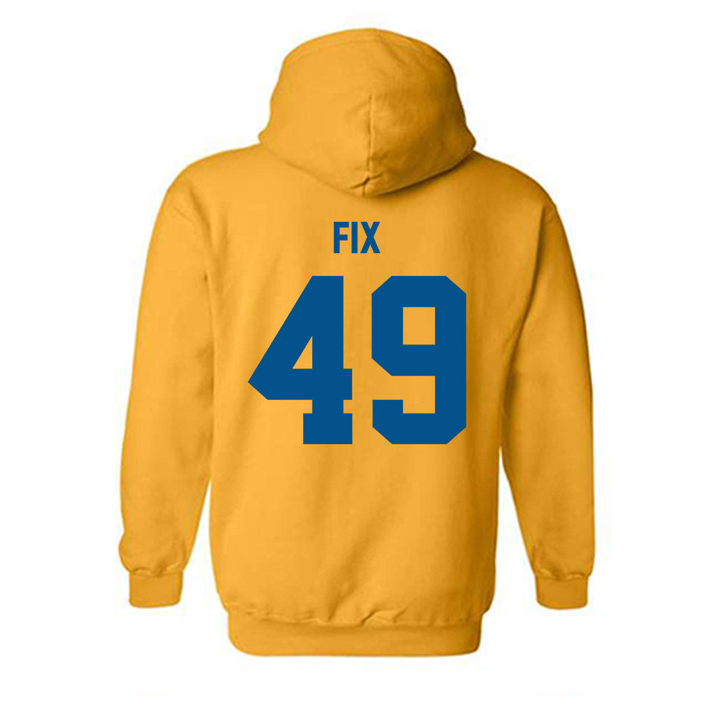 Delaware - NCAA Men's Lacrosse : Franky Fix - Classic Fashion Shersey Hooded Sweatshirt-1
