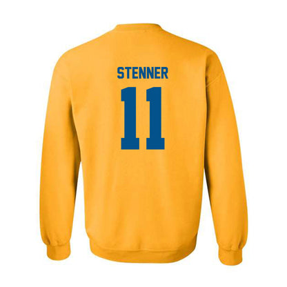 Delaware - NCAA Men's Soccer : Marius Stenner - Classic Fashion Shersey Crewneck Sweatshirt-1