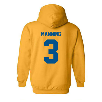 Delaware - NCAA Football : Hasson Manning - Classic Fashion Shersey Hooded Sweatshirt-1
