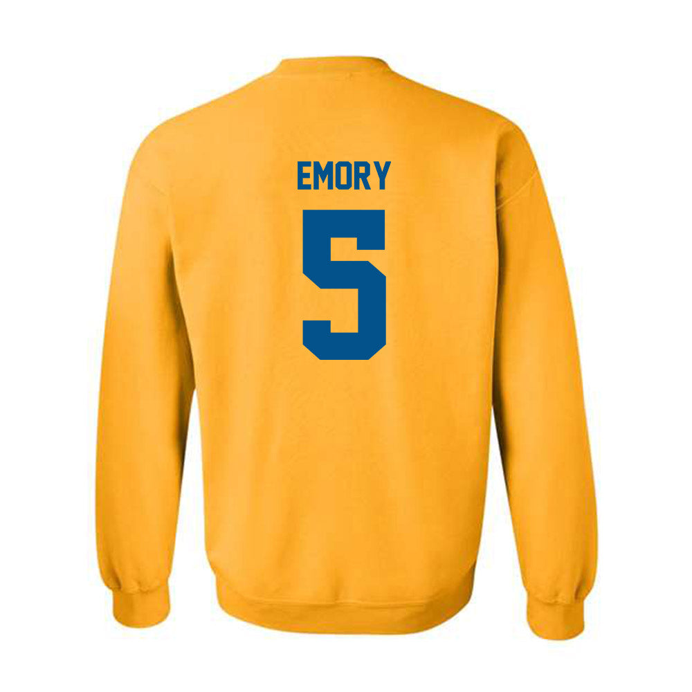 Delaware - NCAA Men's Basketball : Macon Emory - Classic Fashion Shersey Crewneck Sweatshirt-1