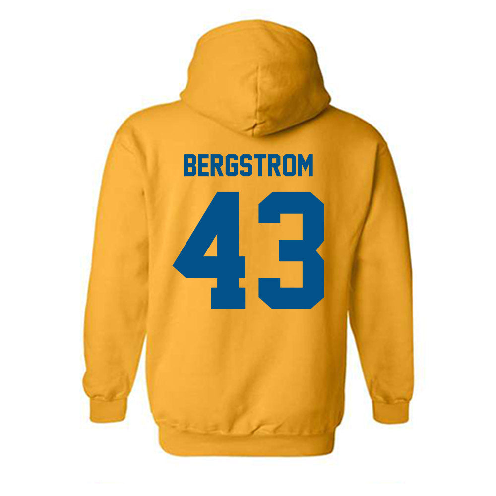 Delaware - NCAA Men's Lacrosse : Wells Bergstrom - Classic Fashion Shersey Hooded Sweatshirt-1