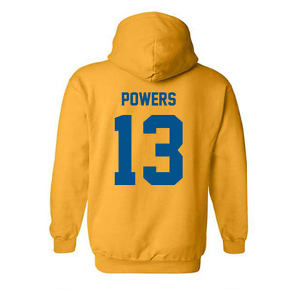 Delaware - NCAA Men's Lacrosse : Brendan Powers - Classic Fashion Shersey Hooded Sweatshirt-1
