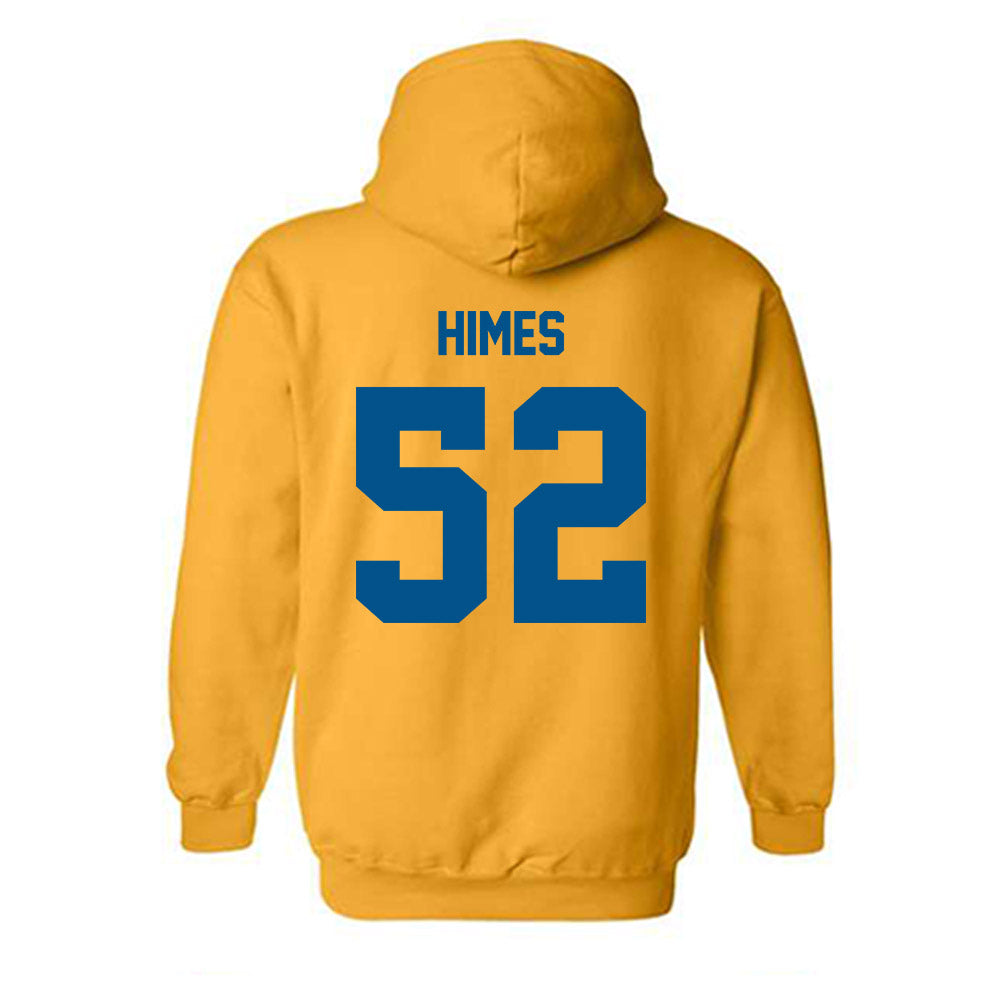 Delaware - NCAA Men's Lacrosse : Aidan Himes - Classic Fashion Shersey Hooded Sweatshirt-1