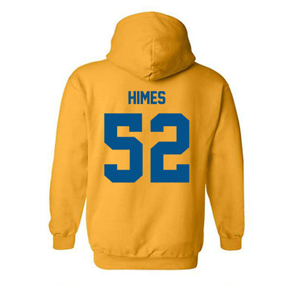 Delaware - NCAA Men's Lacrosse : Aidan Himes - Classic Fashion Shersey Hooded Sweatshirt-1