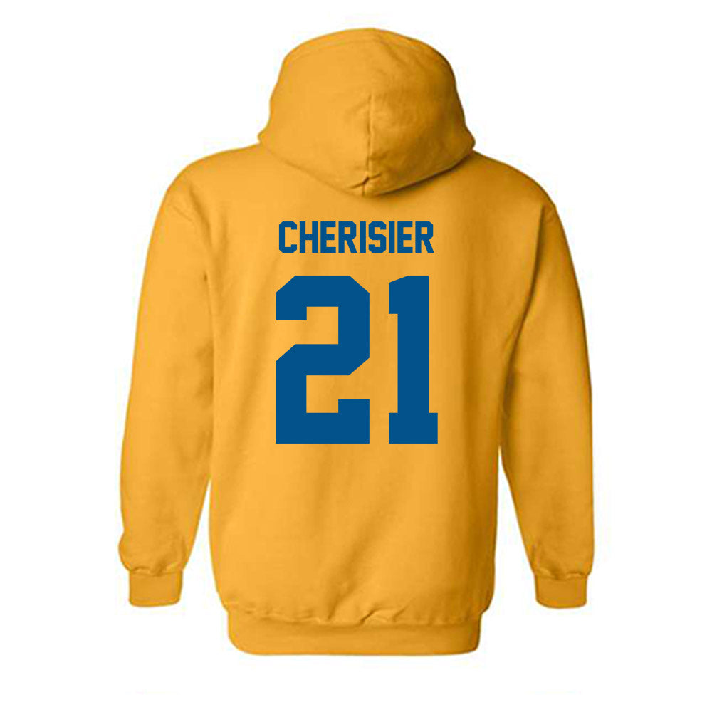 Delaware - NCAA Women's Basketball : Ande'a Cherisier - Classic Fashion Shersey Hooded Sweatshirt