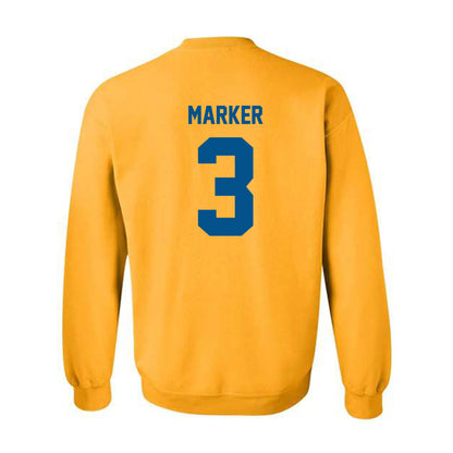 Delaware - NCAA Football : Zach Marker - Classic Fashion Shersey Crewneck Sweatshirt-1