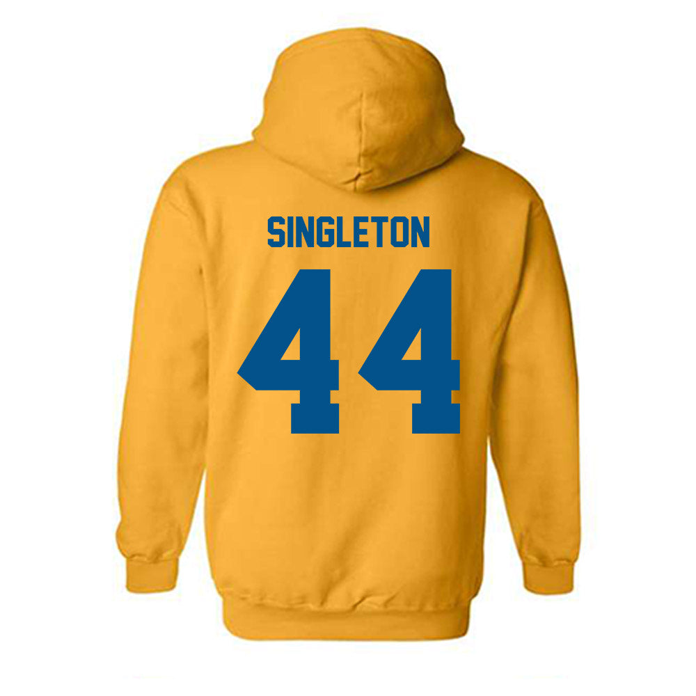 Delaware - NCAA Football : Kaeden Singleton - Classic Fashion Shersey Hooded Sweatshirt-1